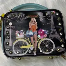 Nicole Lee Bicycle Girl Crossover Box Handbag