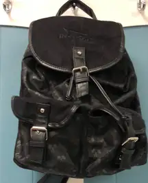 In-N-out black on‎ black medium backpack purse