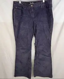 BODEN Women's Corduroy Gray Bootcut Denim Jeans Cotton Blend Size 10P Classic
