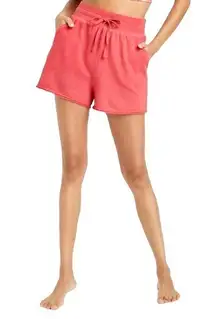 Colsie Red French Terry Lounge Shorts Women's Drawstring