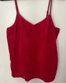 Vintage red cami
