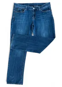 Lucky Brand Blue Jeans Women’s 14/32 Lola Straight Leg coastal cowgirl western