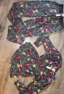 Victoria’s Secret PINK NEW Super soft matching Festive pajama set!