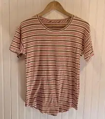 Madewell  striped crewneck short sleeve tee