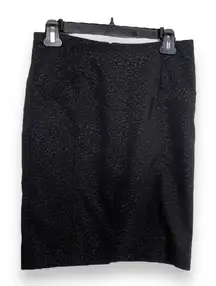 Tracy‎ Evans Limited Womens Skirt Size 5 Black Leopard Animal Print Pencil