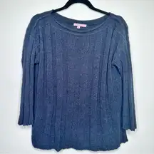 Calypso St. Barth Navy Blue Knit Sweater
