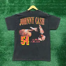 Johnny Cash The Man in Black Country T-Shirt Size Medium
