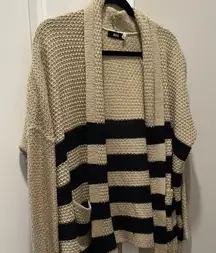 BOG Striped Knit Cardigan
