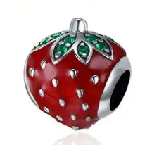 Strawberry Summer Fruit Charm