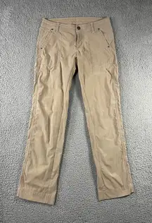 KUHL Cargo Pants Women 6 Mid Rise Straight Leg Utility Outdoor Grunge Bleached