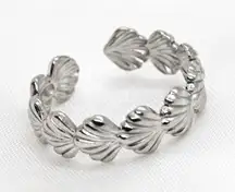 Silver Seashell Ring