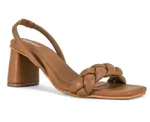 Kaanas Revolve Mistico Sandal Heel in Cafe Brown Size 9