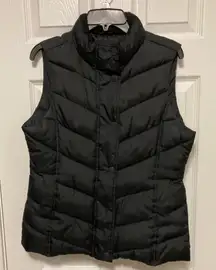 Gap Black Mock Neck Puffer Vest