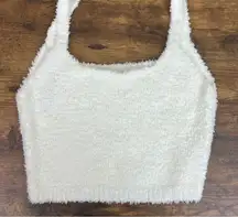 Skims Plus Size 2X/3X Women’s Cozy Knit Tank Cream/Bone Color Super Soft Cropped