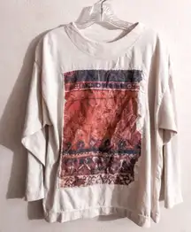 Cream Longsleeve Graphic Tee