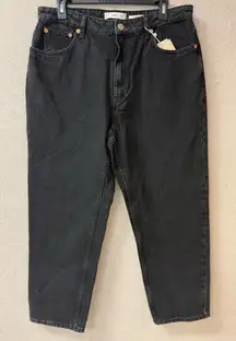 Mango MNG Women Size 12 (44) Mom Jeans High Waist‎ Regular Fit Ankle Length New