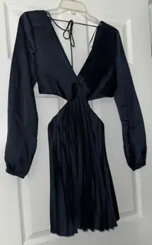 Abercrombie Giselle Long Sleeve Cut Out Mini Dress