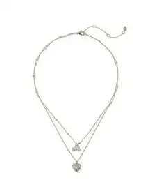 Ralph Lauren Heart LRL Pearl 2 Row Necklace in Gold MSRP $58 NWT