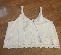 Old Navy Sweater Crop Tank Top Size Large