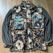 POL Jacquard shacket medium jacket