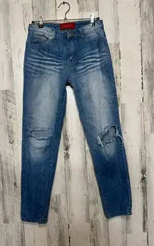Akira blue skinny jeans