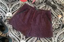 Tweed Frill Pocket Shorts