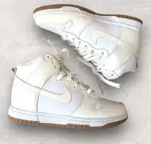Nike Dunk High Sail Gum White Medium Brown Cream Ivory | Women’s Size 5.5