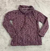 Talbots T by Talbots UPF 50+ Funnel‎ Neck Long Sleeve Pullover Top Size M Winter