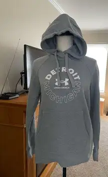 Women's UA Rival Fleece Detroit Michigan Hoodie Size S/M