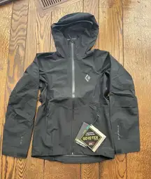 Black Diamond Jacket Womens Liquid Point Shell Gore-Tex Water Proof XS NWT