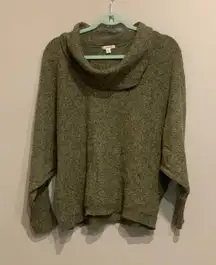 Green Turtleneck Sweater