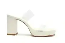 Shutz women's ARIELLA PLATFORM VINYL SANDAL size 10B