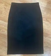 NWOT Suede BCBG Pencil Skirt