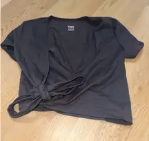 Vs pink grey cropped top