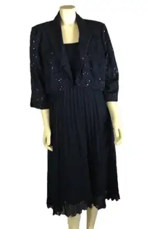 R & M Richard’s ladies pleated dress & matching Bolero size 18 W