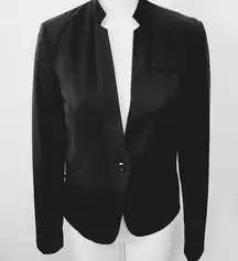 American Eagle black notch collar blazer size xs