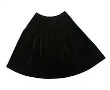 Minimal Velvet Skirt