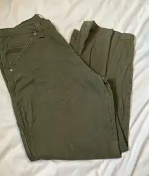 Levi Signature Strauss Gold green carpenter pants