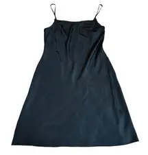 NEEDLE & THREAD black slip dress