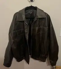 Pretty Little Thing Leather Jacket Oversized