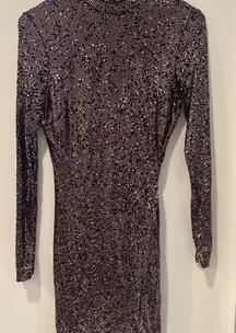 Windsor Sparkling Sequin Long Sleeve Dress