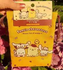 Sanrio Yellow Small Drawstring Bag