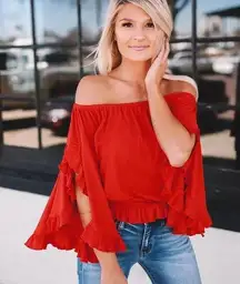 Women’s off the shoulder top