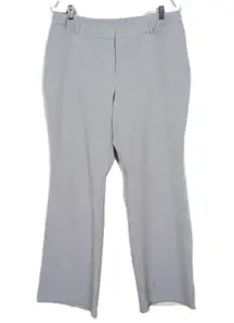 WORTHINGTON Light Grey Curvy Fit Trousers Pockets Career Professional Women's 16