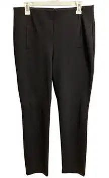 Chico’s Juliet Straight Leg Pant Grey Womens size 6 Tall classic‎ Career Pull-on