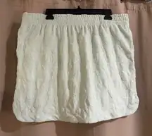 Disney Light Green  Textured Mini Skirt with pockets
