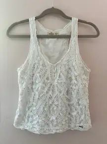 Hollister White Tank Top