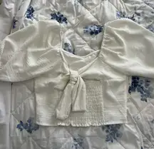 altar’d state white top with bow