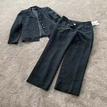 Suit Studio Pinstriped Two Piece Blazer/Pant Set SIZE 10