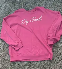 pink  sweatshirt